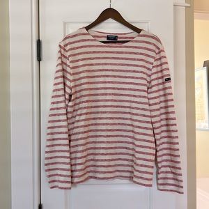 Saint James crewneck light sweater. Unworn size Large